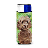 Caroline'S Treasures Brown Cockapoo St. Patrick'S Decorative Can Hugger, Slim, Multicolor