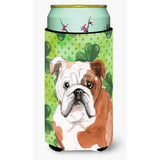 Caroline'S Treasures English Bulldog St. Patrick'S Decorative Can Hugger, Tall, Multicolor