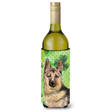 Caroline'S Treasures German Shepherd St. Patrick'S Decorative Bottle Hugger, 750Ml, Multicolor
