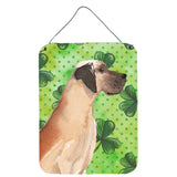 Caroline'S Treasures Fawn Natural Dane St. Patrick'S Metal Print, 16 X 12, Multicolor