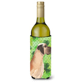 Caroline'S Treasures Fawn Natural Dane St. Patrick'S Decorative Bottle Hugger, 750Ml, Multicolor