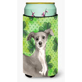 Caroline'S Treasures Italian Greyhound St. Patrick'S Decorative Can Hugger, Tall, Multicolor