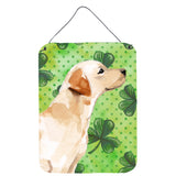 Caroline'S Treasures Yellow Labrador #2 St. Patrick'S Metal Print, 16 X 12, Multicolor