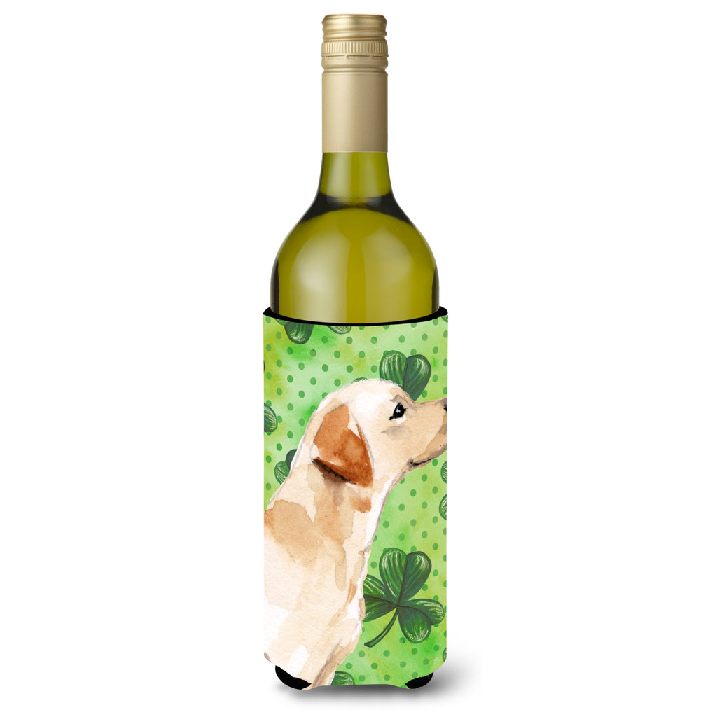 Caroline'S Treasures Yellow Labrador #2 St. Patrick'S Decorative Bottle Hugger