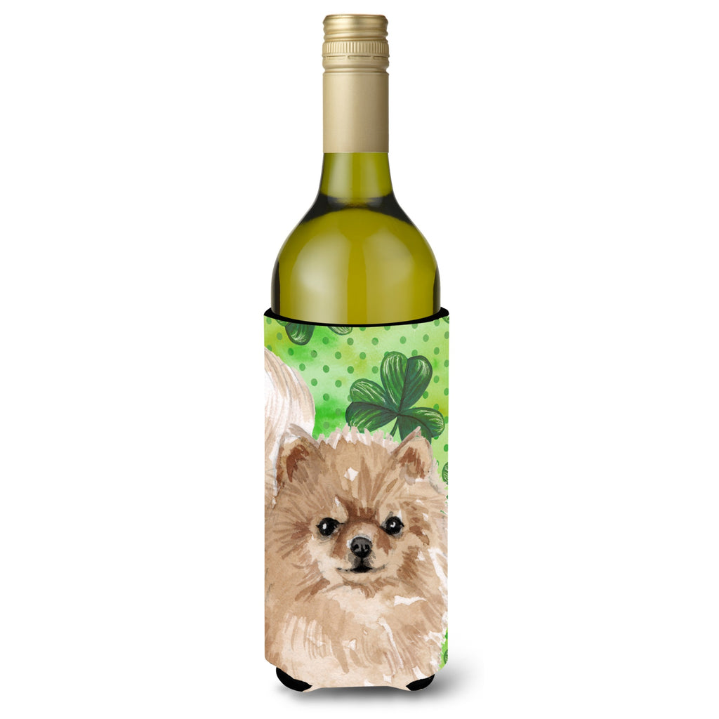 Pomeranian St. Patrick'S Decorative Bottle Hugger