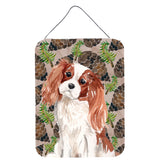 Caroline'S Treasures Blenheim Cavalier Spaniel Pine Cones Metal Print, 16 X 12, Multicolor