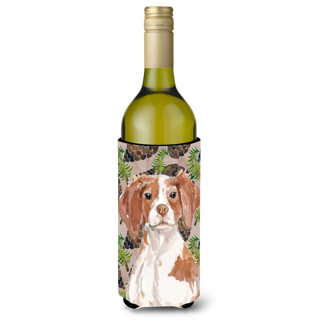 Caroline's Treasures Brittany Spaniel Christmas Decorative Bottle Hugger - Thumbnail 4