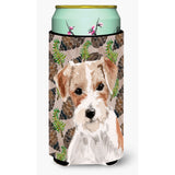 Caroline'S Treasures Wire Hair Jack Russell Pine Cones Decorative Can Hugger, Tall, Multicolor