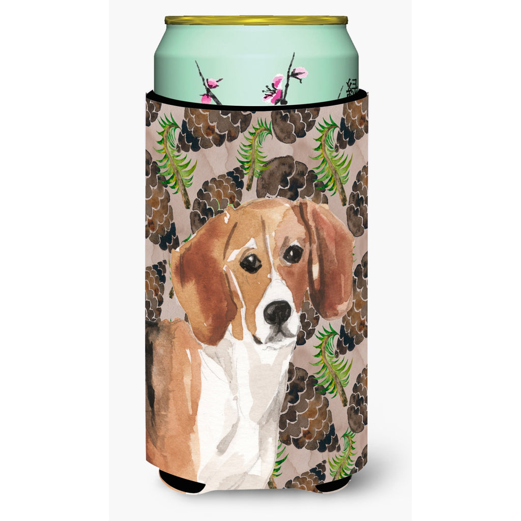 Beagle Pine Cones Decorative Can Hugger, Tall