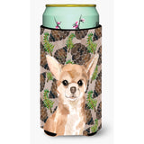 Caroline'S Treasures Chihuahua Pine Cones Decorative Can Hugger, Tall, Multicolor