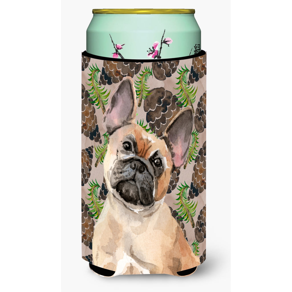 Caroline'S Treasures Fawn French Bulldog Pine Cones Decorative Bottle Hugger - Thumbnail 4