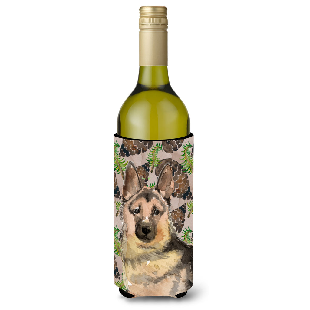 German Shepherd Pine Cones Decorative Bottle Hugger
