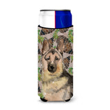 Caroline'S Treasures German Shepherd Pine Cones Decorative Can Hugger, Slim, Multicolor