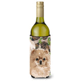 Caroline'S Treasures Pomeranian Pine Cones Decorative Bottle Hugger, 750Ml, Multicolor