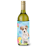 Caroline'S Treasures Wire Hair Jack Russell Easter Decorative Bottle Hugger, 750Ml, Multicolor