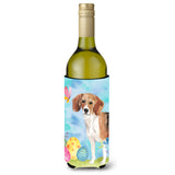 Caroline'S Treasures Beagle Easter Decorative Bottle Hugger, 750Ml, Multicolor