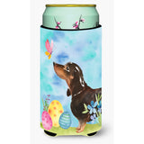 Caroline'S Treasures Black And Tan Dachshund Easter Decorative Can Hugger, Tall, Multicolor