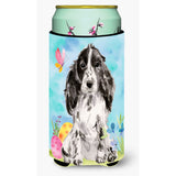 Caroline'S Treasures Black Parti Easter Decorative Can Hugger, Tall, Multicolor