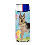 Caroline'S Treasures German Shepherd Easter Decorative Can Hugger, Slim, Multicolor