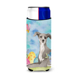 Caroline'S Treasures Italian Greyhound Easter Decorative Can Hugger, Slim, Multicolor