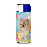 Caroline'S Treasures Pomeranian Easter Decorative Can Hugger, Slim, Multicolor