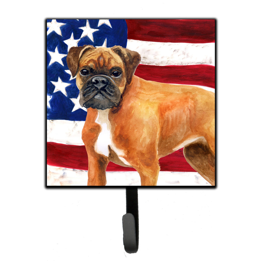 Caroline's Treasures German Boxer Patriotic Wall Hook - Thumbnail 2