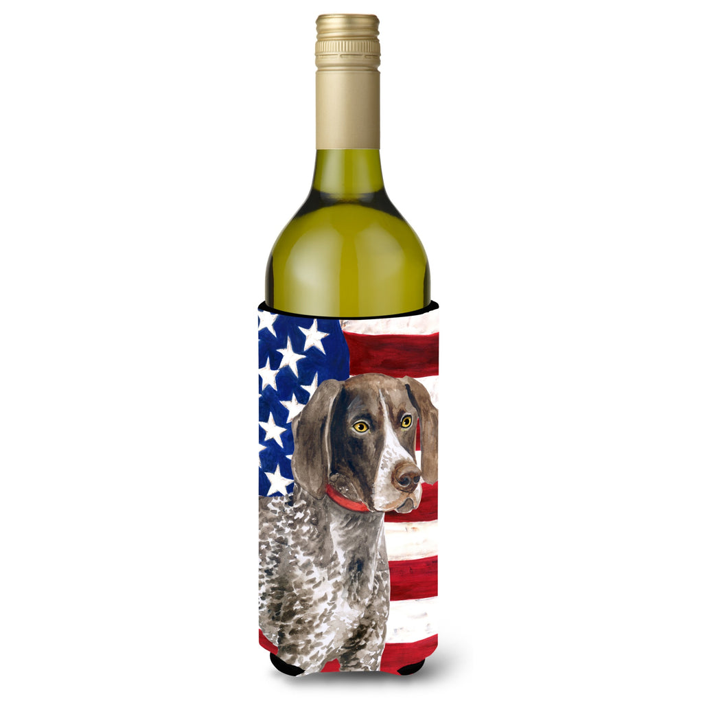 German Shorthaired Pointer Patriotic Decorative Bottle Hugger