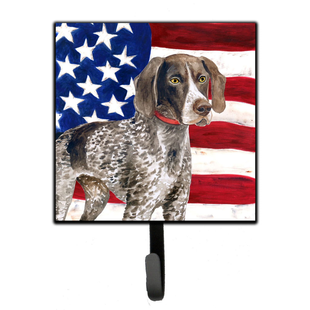 Caroline's Treasures German Shorthaired Pointer Patriotic Wall Hook