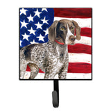 Caroline'S Treasures German Shorthaired Pointer Patriotic Wall Hook, Small, Multicolor