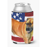 Caroline'S Treasures Boerboel Mastiff Patriotic Decorative Can Hugger, Multicolor