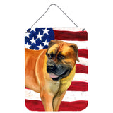 Caroline'S Treasures Boerboel Mastiff Patriotic Metal Print, 16 X 12, Multicolor