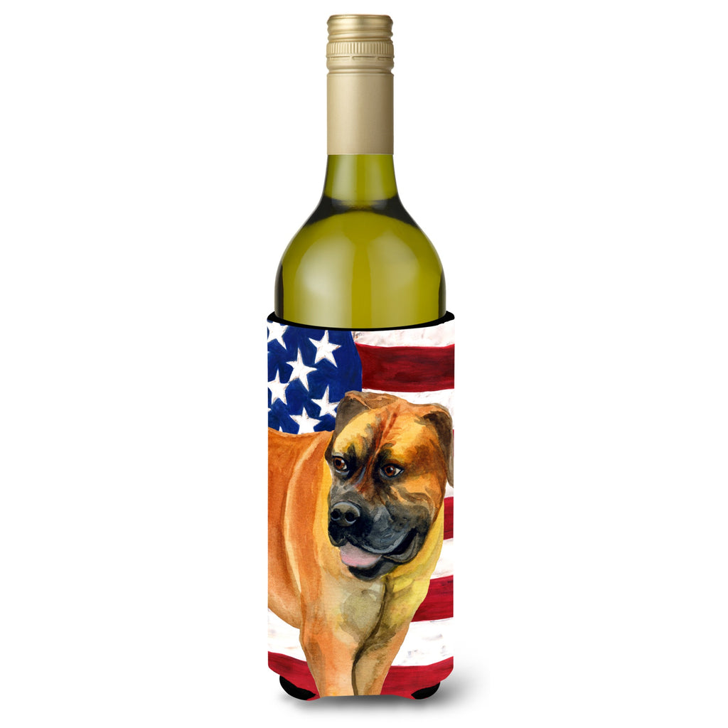 Caroline'S Treasures Boerboel Mastiff Patriotic Decorative Bottle Hugger
