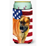 Caroline'S Treasures Boerboel Mastiff Patriotic Decorative Can Hugger, Tall Boy, Multicolor
