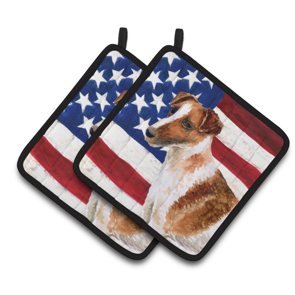 Caroline'S Treasures Smooth Fox Terrier Patriotic Decorated Pot Holder - Thumbnail 2