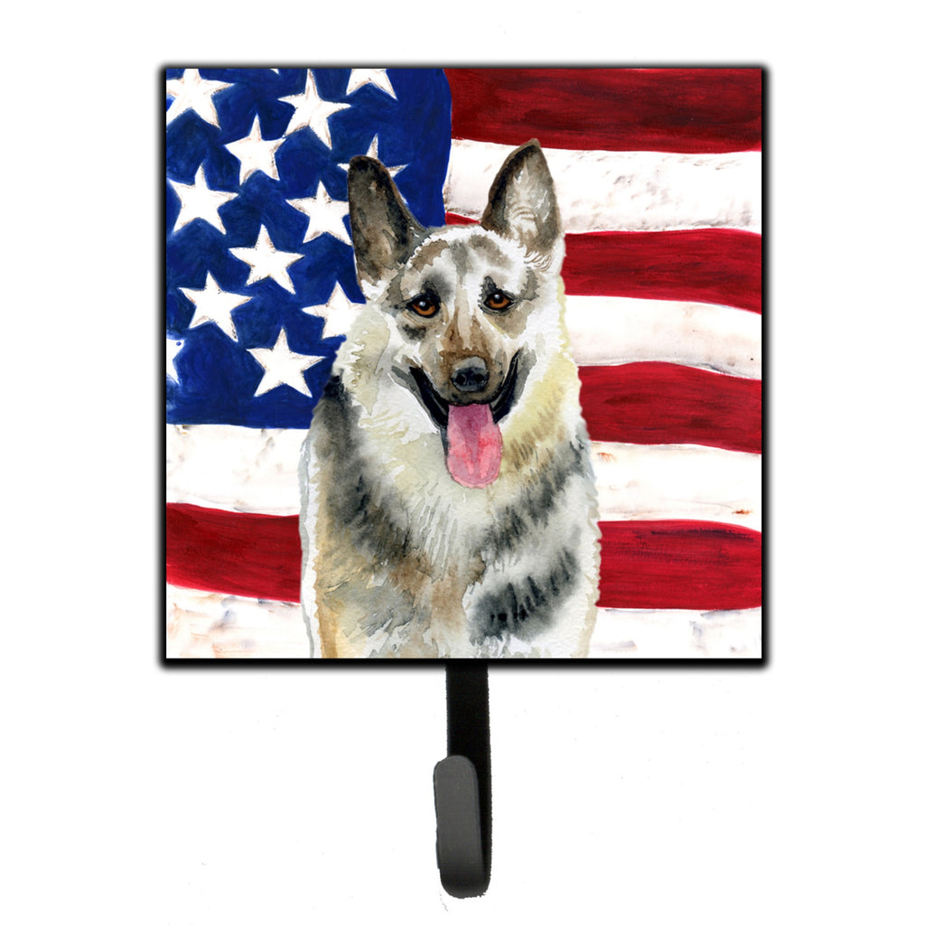 Caroline's Treasures East-European Shepherd Patriotic Wall Hook