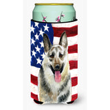 Caroline'S Treasures East-European Shepherd Patriotic Decorative Can Hugger, Tall Boy, Multicolor