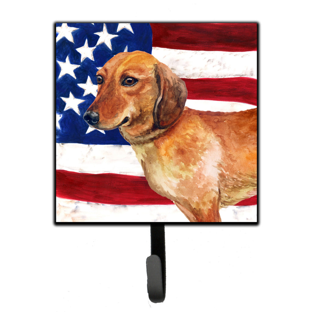 Caroline's Treasures Dachshund Patriotic Wall Hook