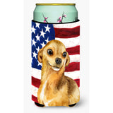 Caroline'S Treasures Chihuahua Patriotic Decorative Can Hugger, Tall Boy, Multicolor