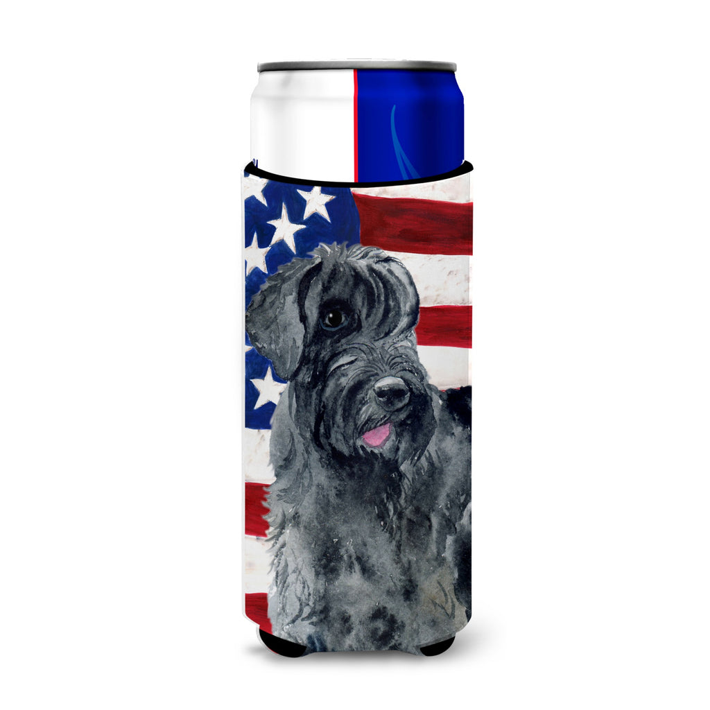 Caroline's Treasures Giant Schnauzer Patriotic Decorative Bottle Hugger - Thumbnail 2