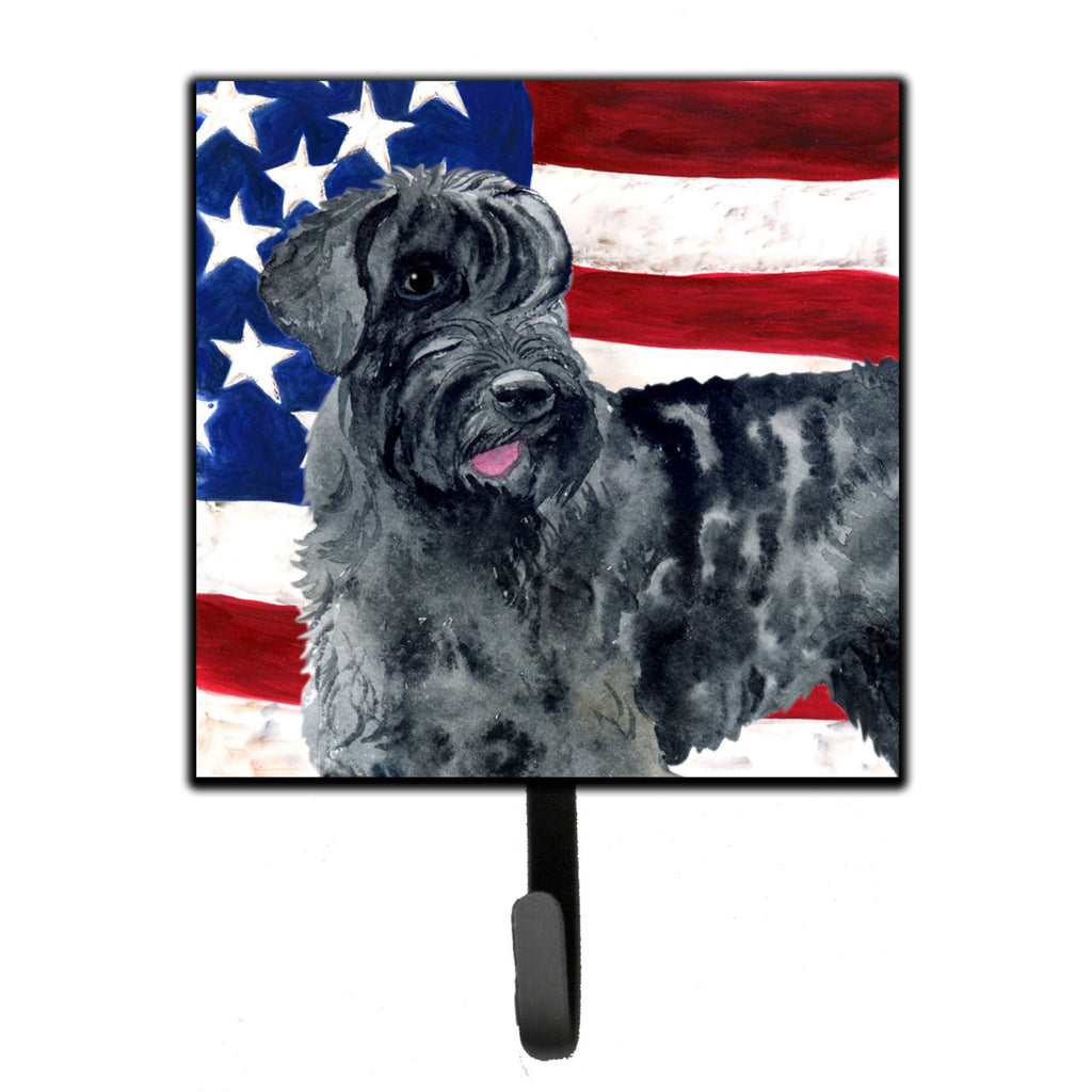 Caroline's Treasures Giant Schnauzer Patriotic Wall Hook - Thumbnail 2