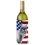 Caroline'S Treasures Schnauzer Patriotic Decorative Bottle Hugger, 750Ml, Multicolor