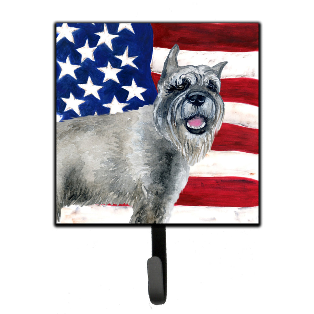 Caroline's Treasures Giant Schnauzer Patriotic Wall Hook