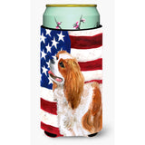 Caroline'S Treasures Cavalier Spaniel Patriotic Decorative Can Hugger, Tall Boy, Multicolor