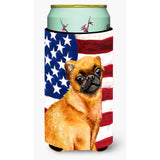 Caroline'S Treasures Small Brabant Griffon Patriotic Decorative Can Hugger, Tall Boy, Multicolor