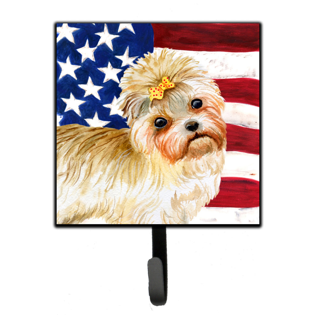 Caroline'S Treasures Morkie Patriotic Wall Hook