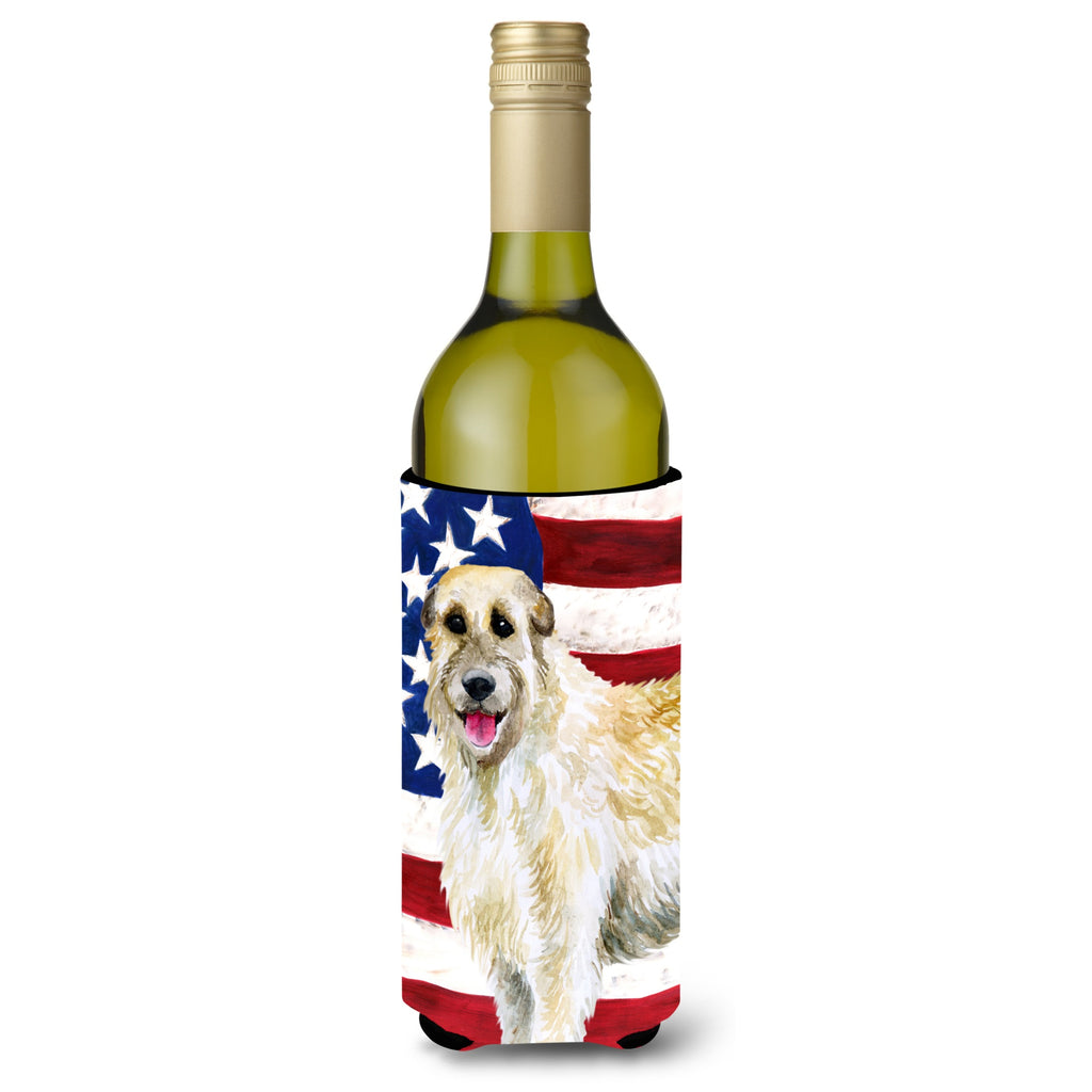 Caroline'S Treasures Irish Wolfhound Patriotic Decorative Can Hugger, Tall Boy - Thumbnail 3