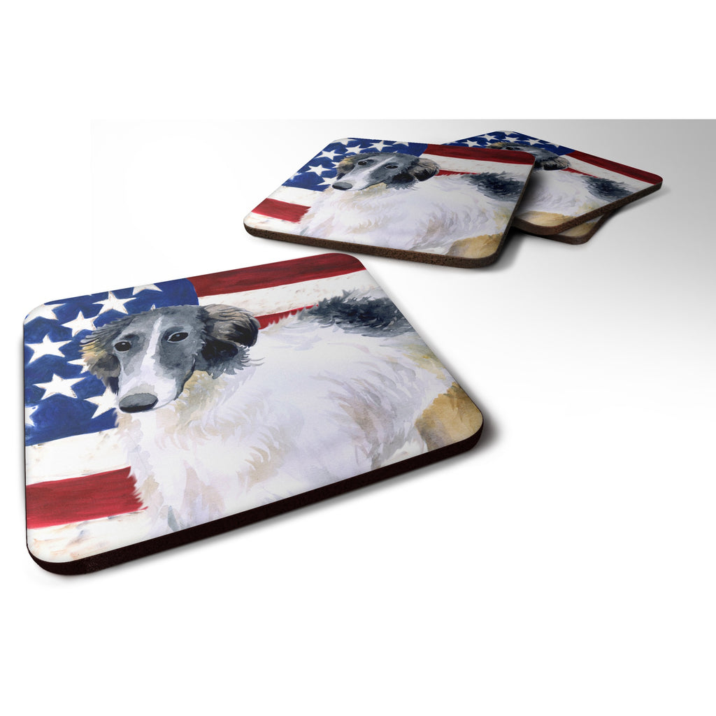 Caroline's Treasures Shih Tzu Patriotic Decorative Coasters
