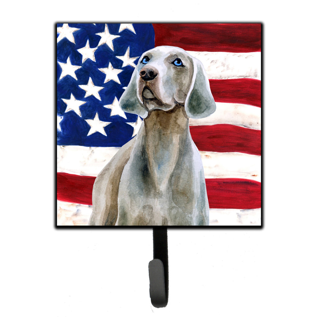 Caroline's Treasures Weimaraner Patriotic Wall Hook