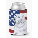 Caroline'S Treasures Maremma Sheepdog Patriotic Decorative Can Hugger, Multicolor