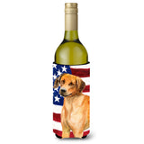 Caroline'S Treasures Rhodesian Ridgeback Patriotic Decorative Bottle Hugger, 750Ml, Multicolor